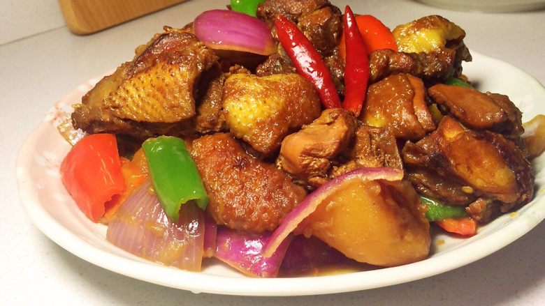 飘香大盘鸡,轻松干掉3碗米饭