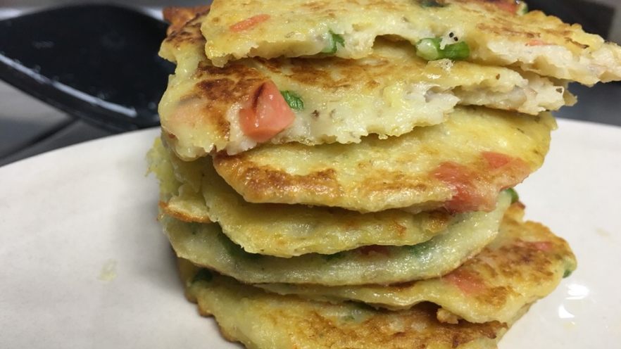 奶香藕饼