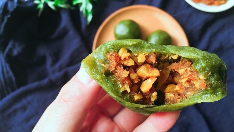 青团(三种口味),看,我是真的塞了很多很多馅了
