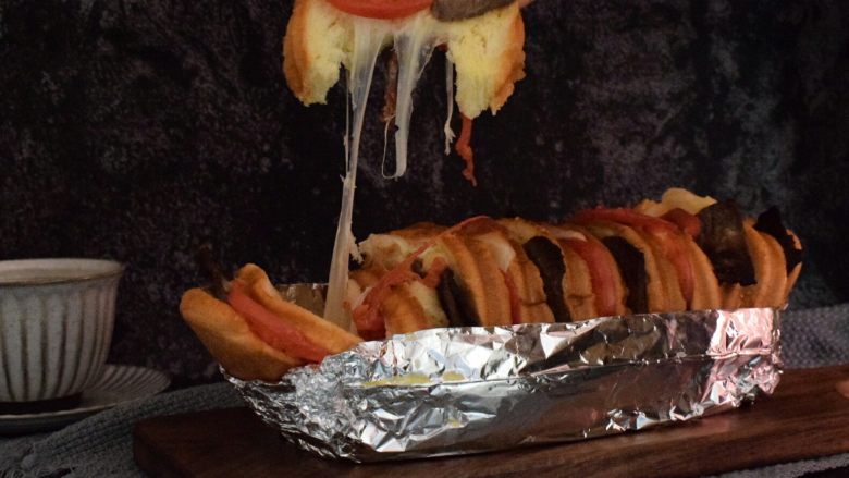 千层汉堡,成品图