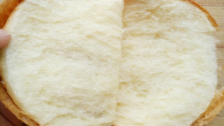 千层汉堡,掰开看一下。