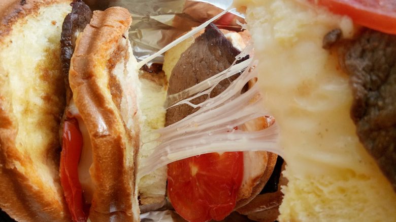 千层汉堡,成品图