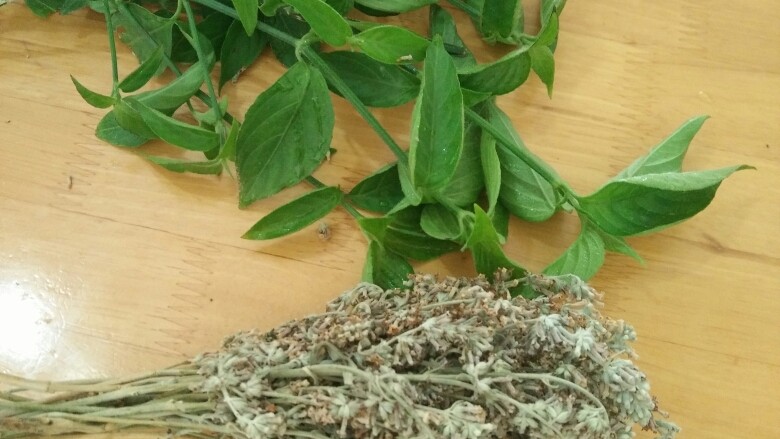 多彩糯米饭,这是在街上买的染色草,具体叫什么名字,问卖的阿婆也不知道。