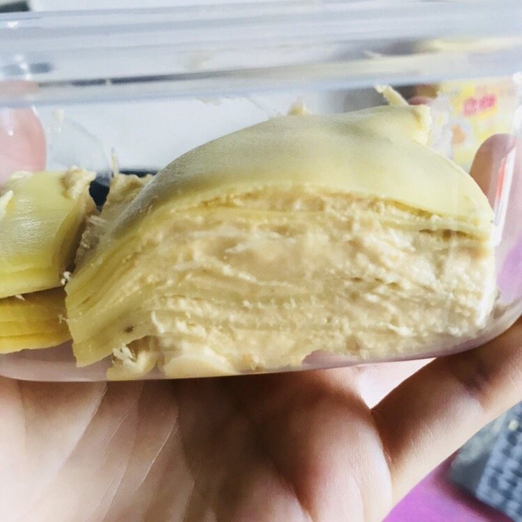 千层🍰盒子,奶油馅很足哟