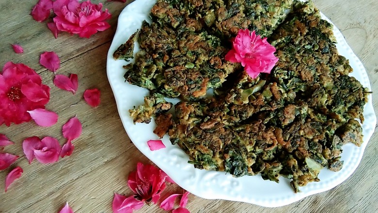 香椿+鹅蛋,还带点花椒的味道!