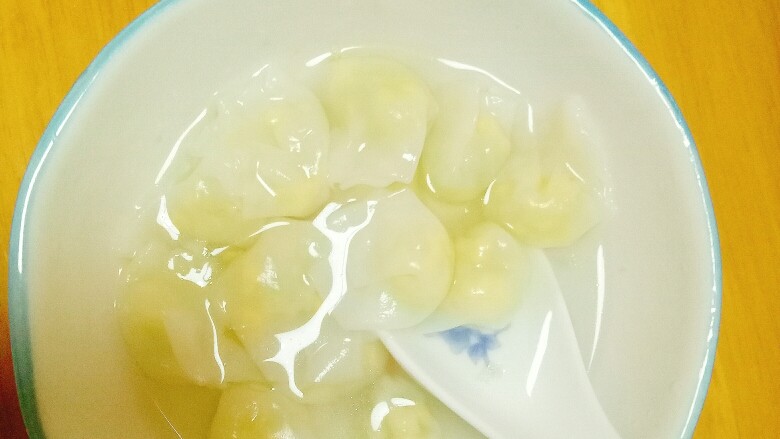 金玉小馄钝,成品 可以多煮一会 😊