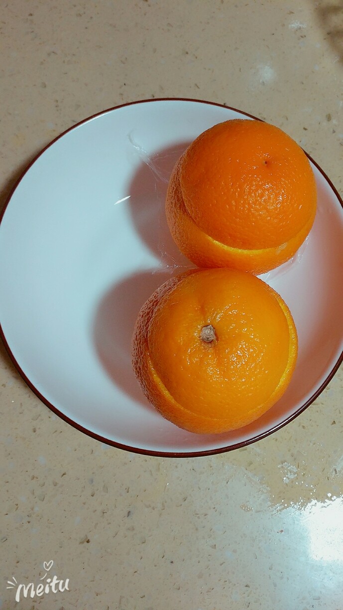 橙汁蛋羹