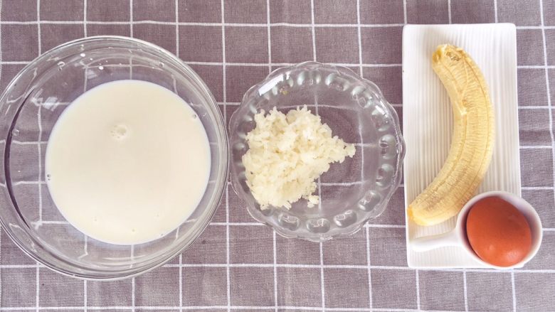 辅食9M➕:大米布丁🍮,准备好所有材料
