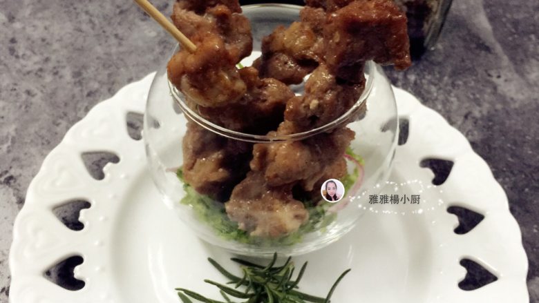 孜然肉串,成品图