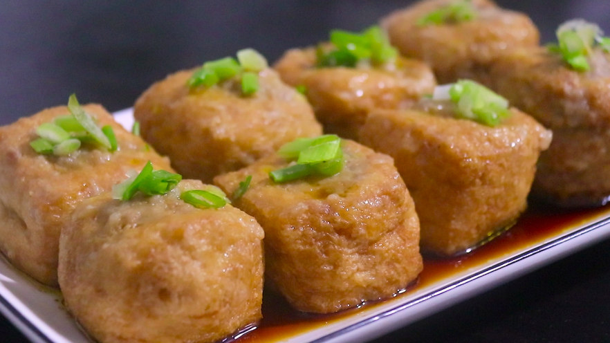 油豆腐塞肉