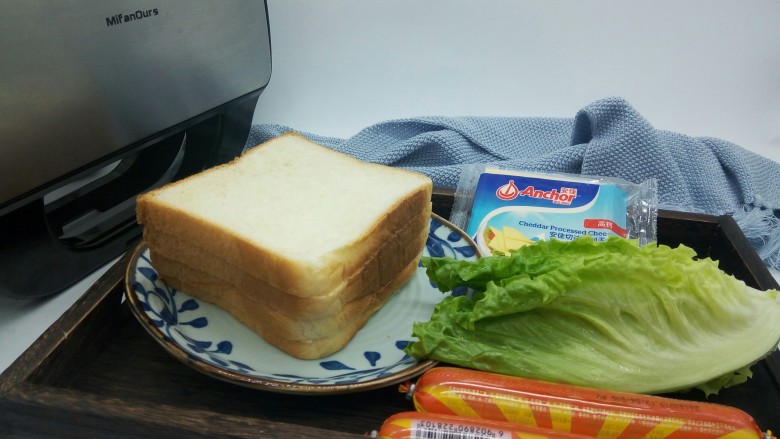 营养早餐~三明治,准备三明治需要是食材