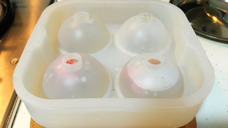 日料,改良版樱花水信玄饼,为了给大家演示一下平底水信玄饼的效果,我把配方按比例减少了