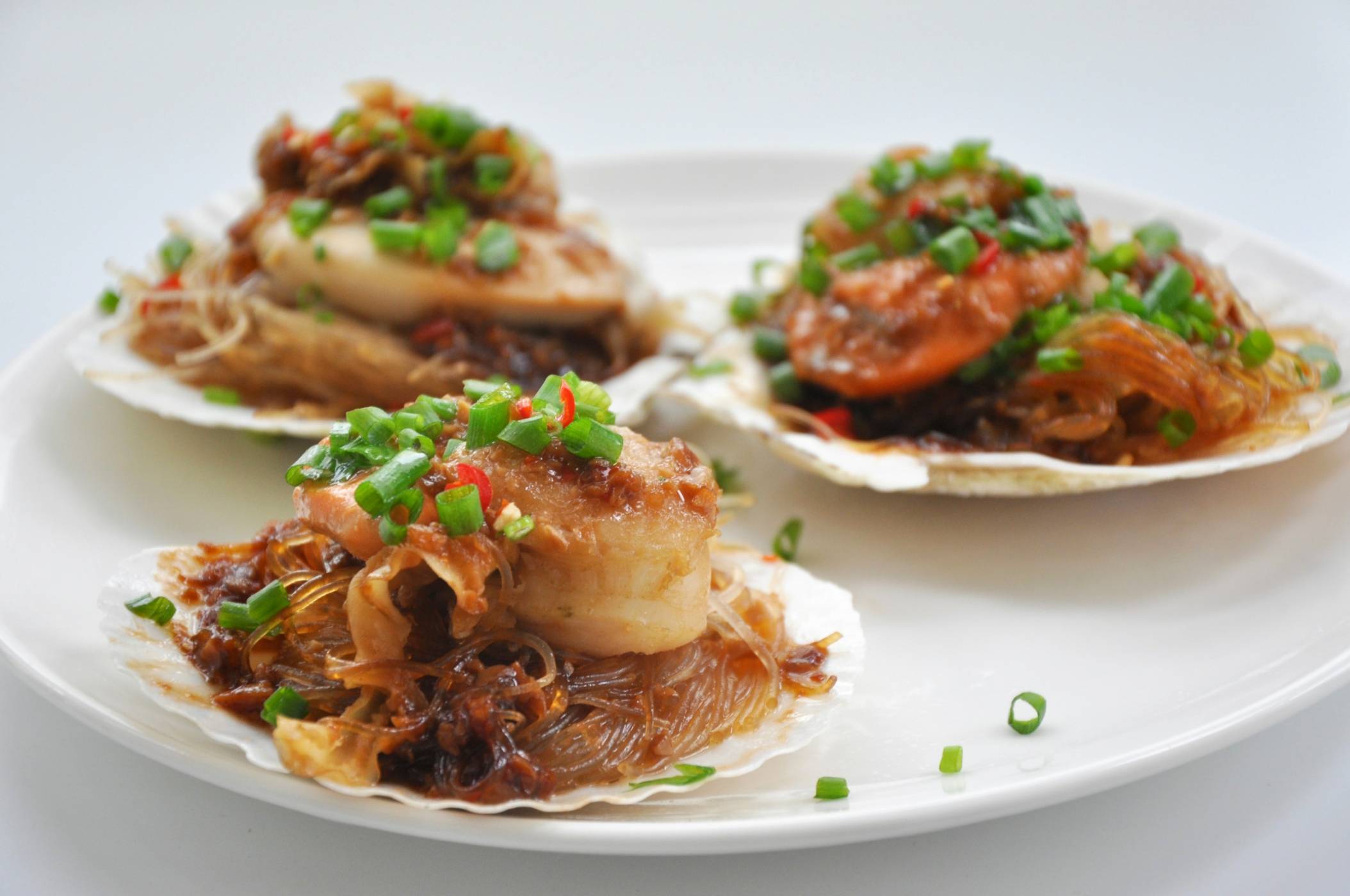 蒜蓉粉丝蒸扇贝