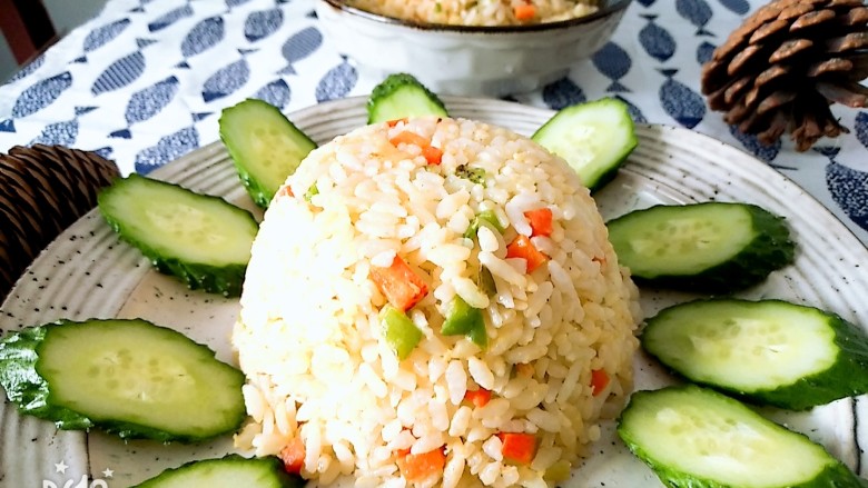 粒粒分明的黄金蛋炒饭