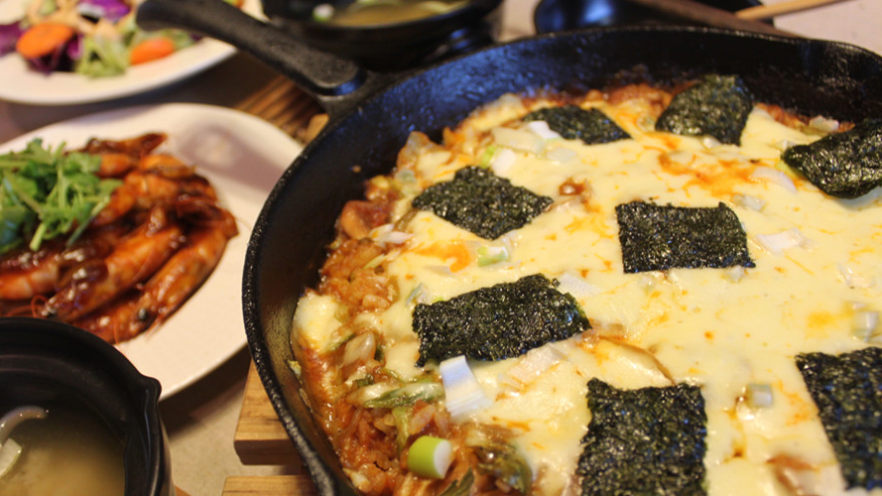 韩式辣炒芝士鸡排饭