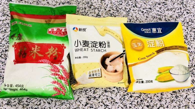 自制广式肠粉,只要是这三种粉,随便什么牌子都可以