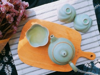 春季茶饮，绿茶&玫瑰茉莉茶
