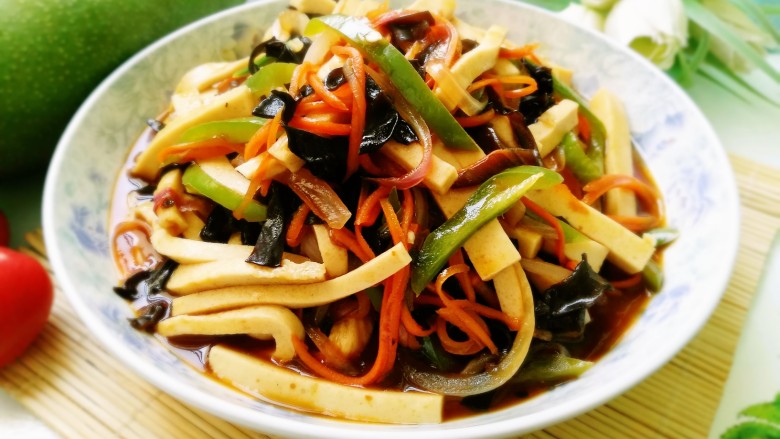 鱼香千叶豆腐丝,美味又下饭,慢慢享用吧