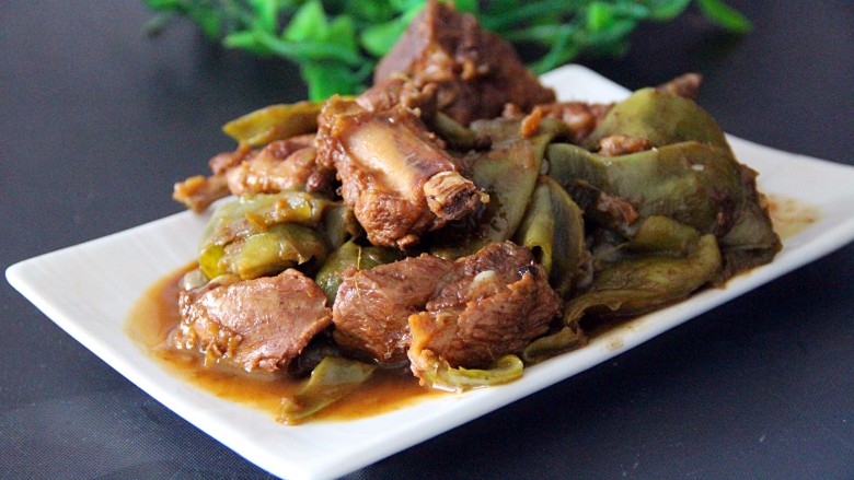 排骨炖豆角