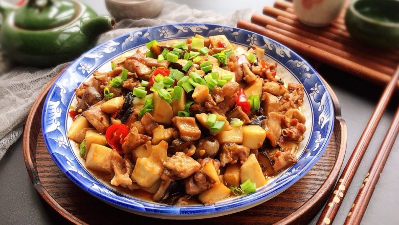 双菇鲜兔,鲜美无比!
