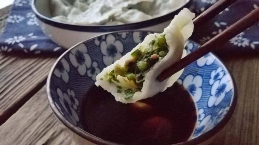 茼蒿馅饺子