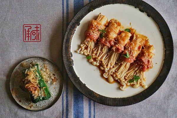 与你相培根金针菇