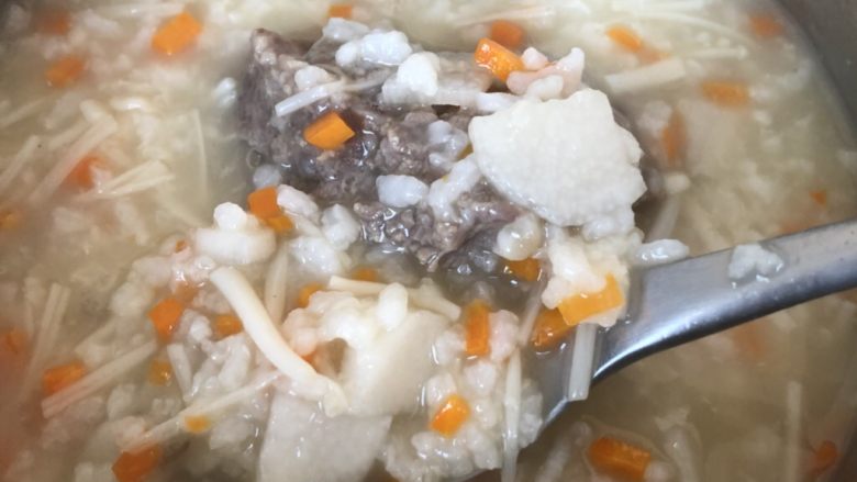 排骨蔬菜粥