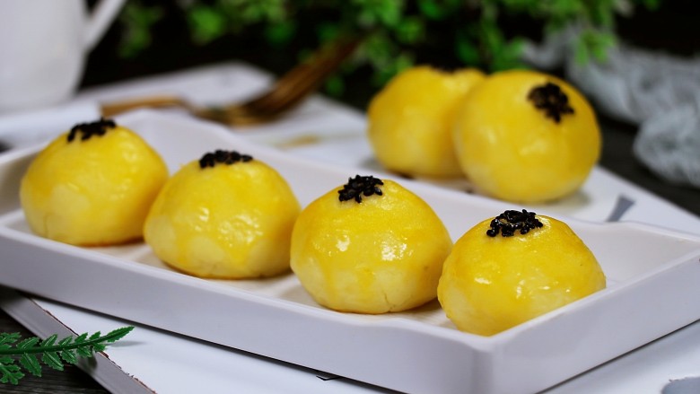 仿真蛋黄酥~宝宝辅食食谱
