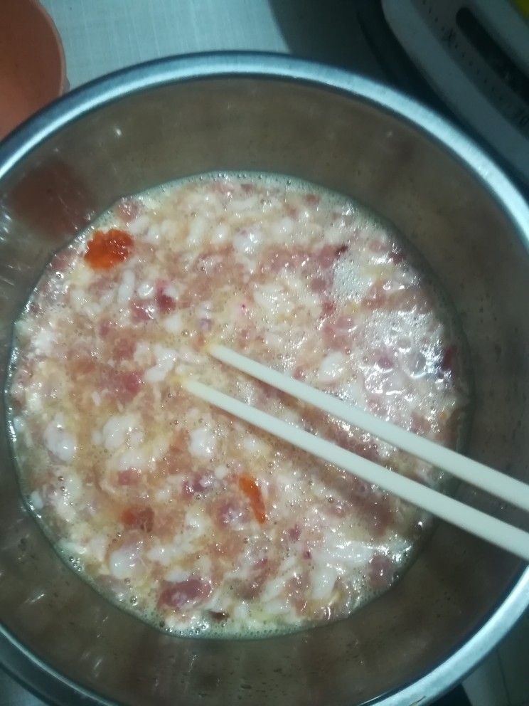 咸蛋肉饼,好了