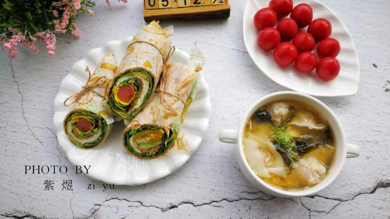 快手早餐-糖果手抓饼,美味的早餐。