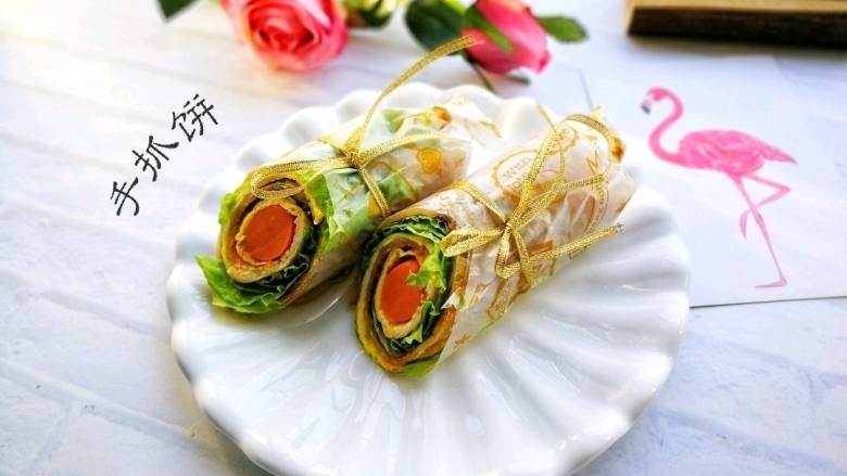快手早餐-糖果手抓饼,成品