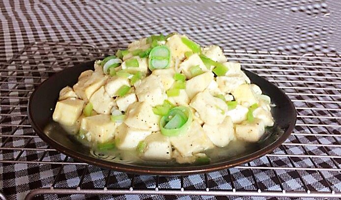 5分钟快手菜 清炒豆腐,素炒豆腐出锅了