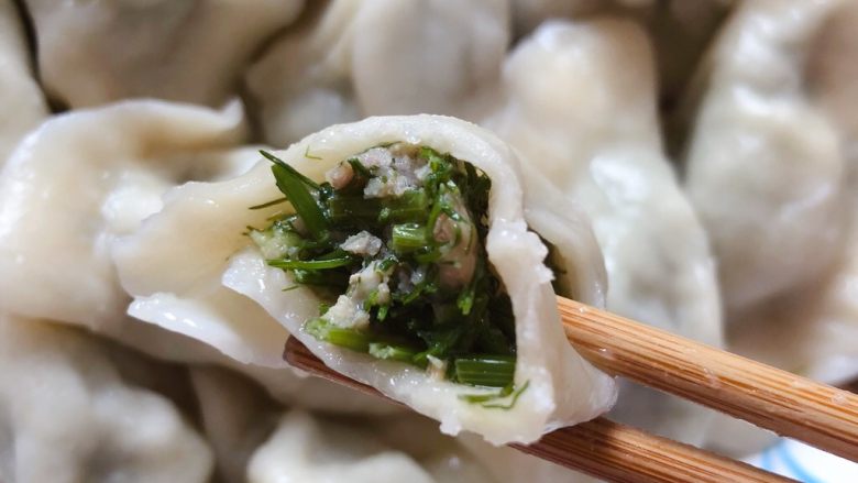 茴香饺子,茴香菜特有的鲜香