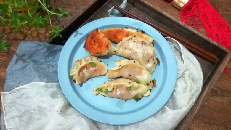 花式三色煎饺,味道棒棒哒!