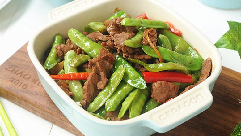 豌豆烧牛肉