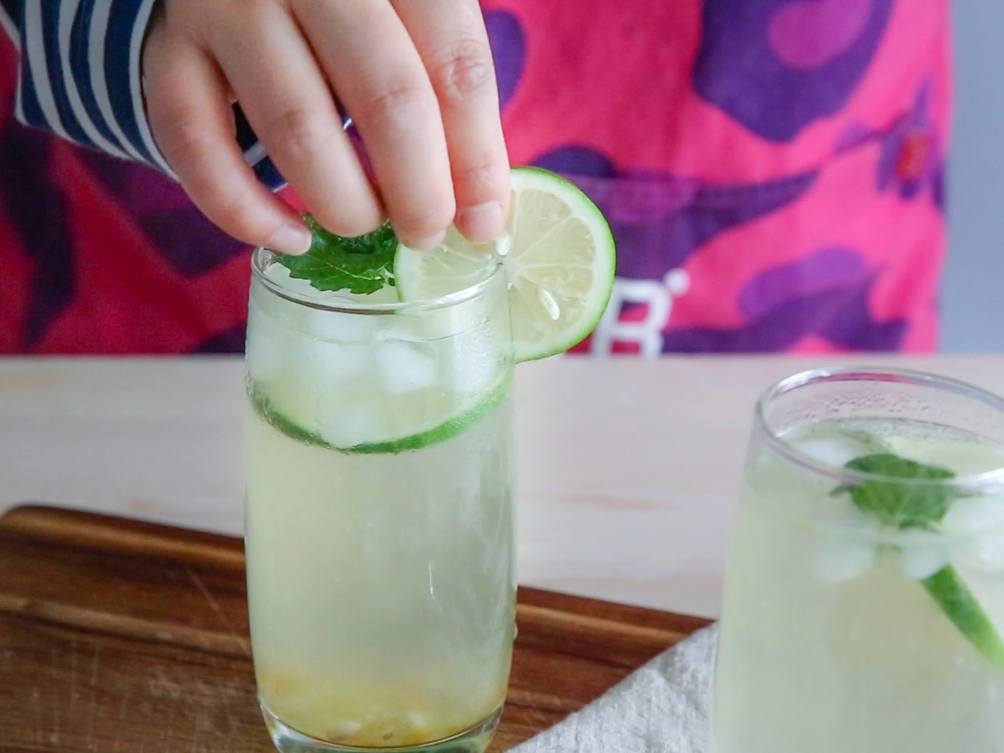 青柠柚子茶 喝完不月半 囿于厨房美食