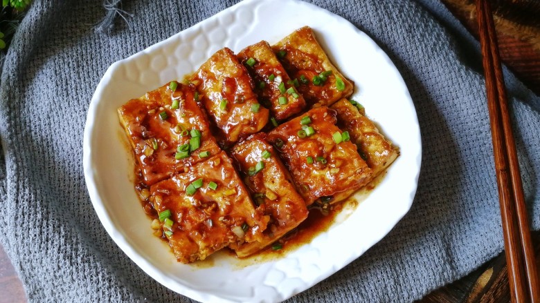 糖醋鹌鹑蛋豆腐,成品图!