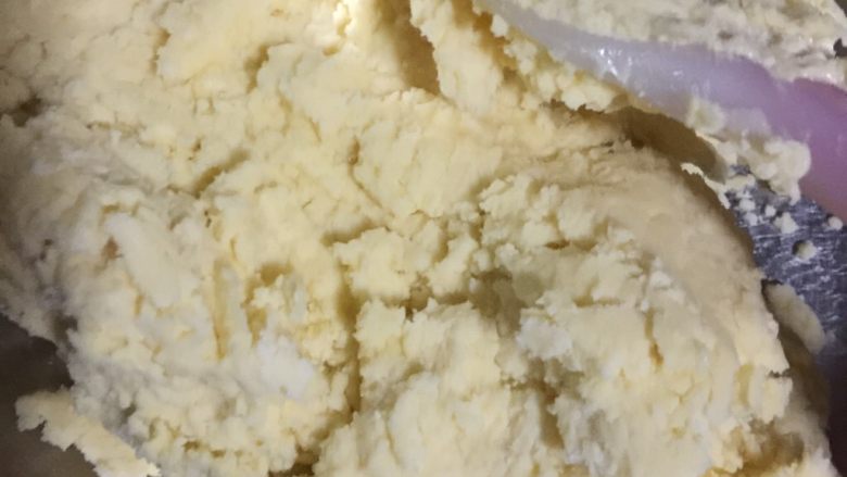 心型饼干(520),用刮刀混合均匀