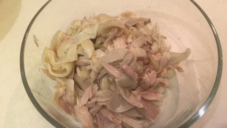 中式鸡肉沙拉,嗯!搞定!