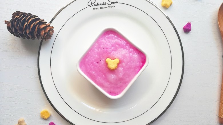 火龙果味米粉糊