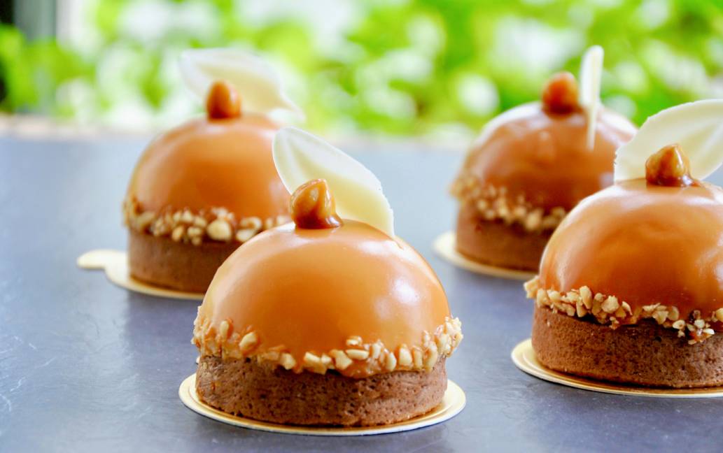 焦糖蜜桔慕斯塔