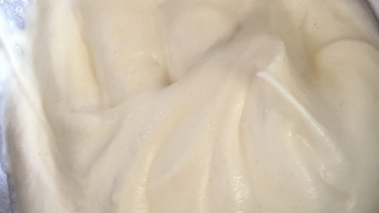 百香果溶豆,切拌均匀