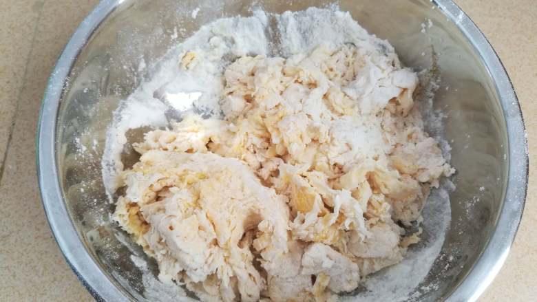 中华一番——黄金比例烧麦(改良版),用筷子搅拌到不怎么看到干粉