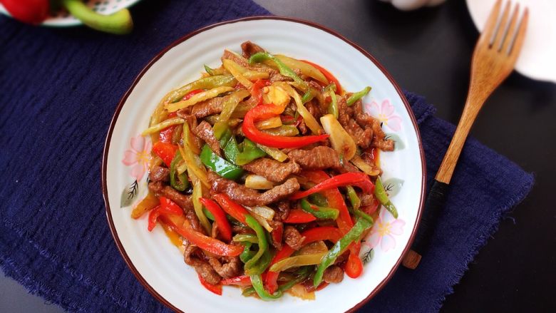 三色牛肉丝,好吃下饭!