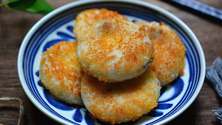豆沙糯米饼