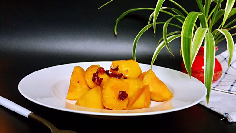 蜜烧红薯,成品～～