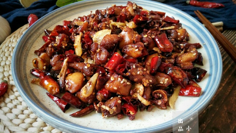 歌乐山辣子鸡,成品。