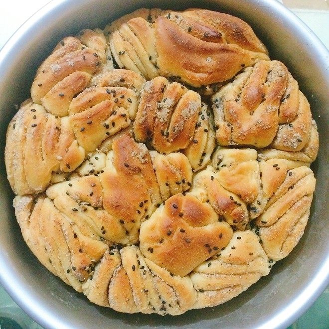 一发牛奶手撕面包