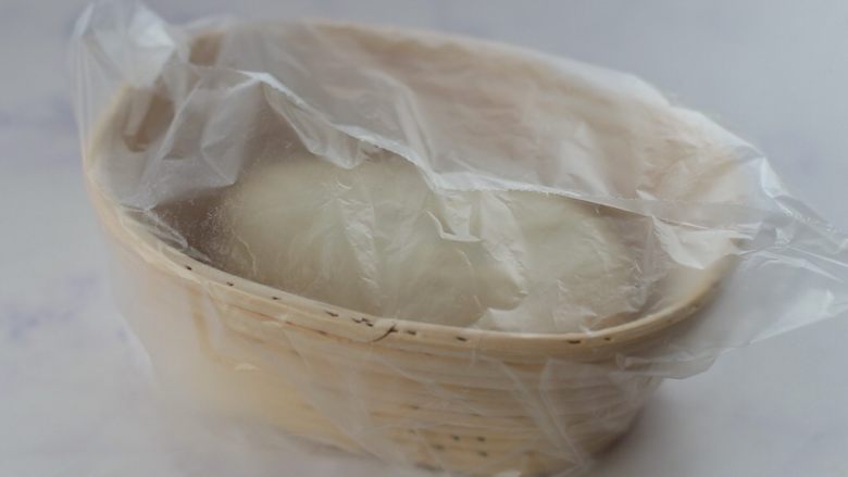 免揉乡村欧包,外边套个保鲜袋,室温发酵