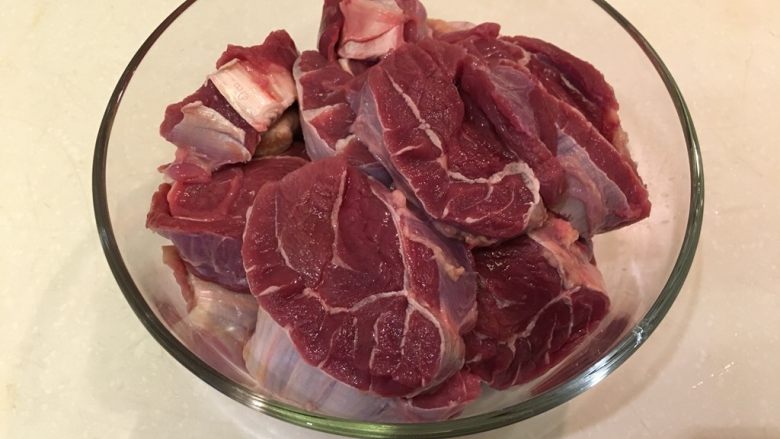 红烧牛肉面,牛腱子的花纹很美对吧!❤️